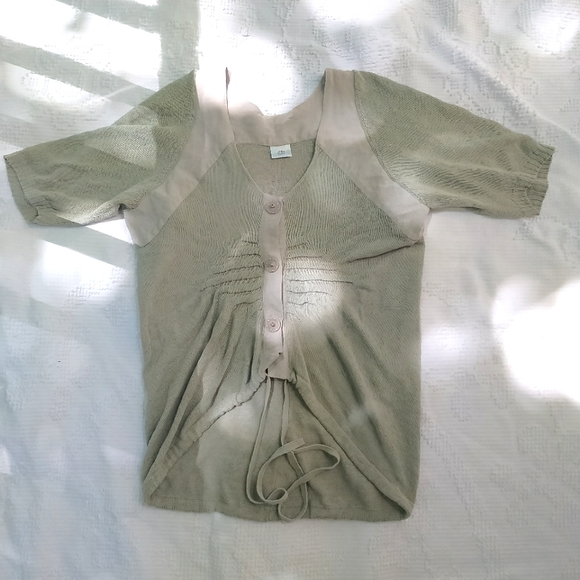 Hurry! Store Close Next Week!! Crea concept linen? Cardigan - Picture 1 of 6